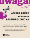 Basen Gliwicka czynny do godz. 15:00