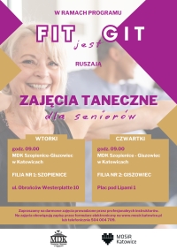 Zajęcia taneczne dla senior&oacute;w - FIT jest GIT